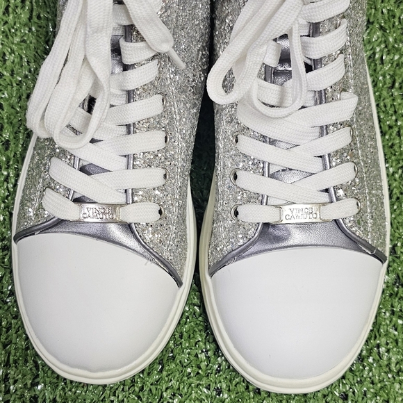 VINCE CAMUTO | GIRLS HIGH-TOP GLITTER PLATFORM SNEAKERS - - Picture 10 of 16